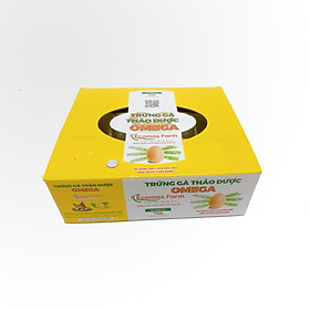 Combo 3 hộp trứng gà thảo dược (1 hộp Ecomos và 2 hộp Omega)