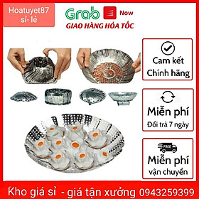 Mua Xửng hấp- vỉ hấp xòe 3 chân gấp gọn đa năng