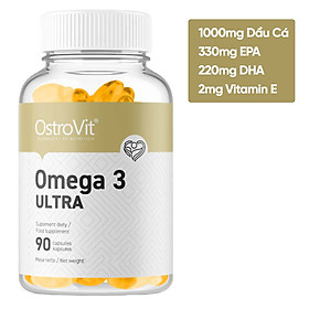 Viên Uống Dầu Cá Ostrovit Omega 3, Bổ Sung EPA / DHA, Hỗ Trợ Sức Khỏe | Nhập Khẩu Ba Lan | CitySupp