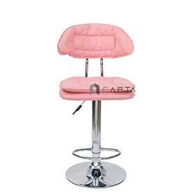 Mua Ghế quầy bar có lưng tựa nệm PVC dày 2 lớp ngồi trang điểm chụp hình studio đẹp chân tăng giảm HCM CB2286-P