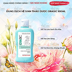 Dung dịch vệ sinh Orasic (100ml) kháng khuẩn thiên nhiên
