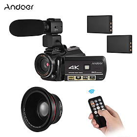 Máy Quay Phim Andoer AC3 4K UHD 24MP Wifi Zoom 30X