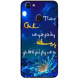 Ốp lưng in cho Oppo F5 Youth Mẫu Thư Pháp Cha Mẹ