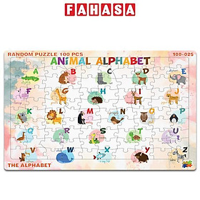 Tranh Xếp Hình A3 100 Mảnh Ghép - The Alphabet - Minh Châu 100-025