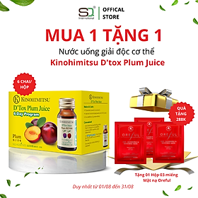 Nước uống giải độc cơ thể Kinohimitsu D tox Plum Juice HSD Tháng 4 2024