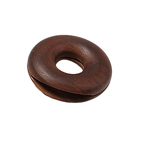 Donut Shape Wooden Bag Clip Clamp Compact for Household Home