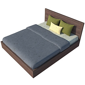 Mua Giường ngủ cao cấp Tundo màu nâu 160cm x 200cm