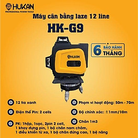 MÁY CÂN BẰNG LASER 16 LINE HK-G9  HUKAN (2 PIN + 1 SẠC ) - HÀNG CHÍNH HÃNG