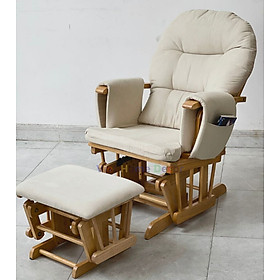 Mua Ghế Lắc Thư Giãn Có Chỉnh Ngả Lưng Glider Rocker #GL05 - Thương hiệu Viet Home Decor