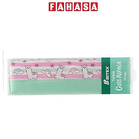 Bóp Viết Vải Cute Alpaca - Bitex PC-002 - Màu Xanh Ngọc