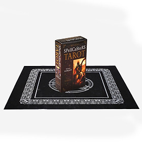 Combo Bộ Bài Bói Tarot Modern Spellcaster's Tarot New và Khăn Trải Bàn Tarot
