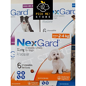 [1 Viên] Viên Nhai NEXGARD | Ve Rận, Bọ Chét, Ghẻ Demodex Cho Chó