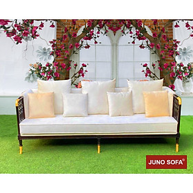 Bộ sofa Khung đồng Nệm Cao Cấp Juno Sofa dài 2m