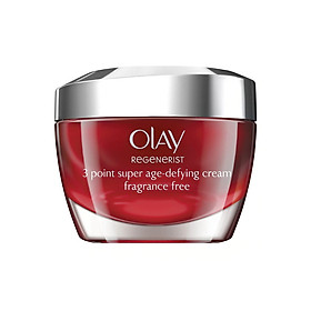 Kem dưỡng không hương liệu Olay Regenerist Advanced Anti Ageing 3 Point Age Defying Cream Fragrance Free Moisturiser - 50ml
