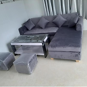 Bộ bàn ghế sofa phòng khách góc chữ L giá rẻ