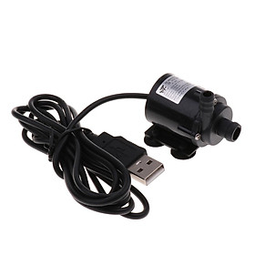 Kokiya DC 12V Mini 280L/H Xe Máy USB Bơm Nước Không Không Chổi Than Cho Máy Tính Hệ Thống Làm Mát