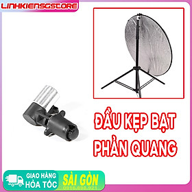 Đầu kẹp gắn tấm hắt ánh sáng phản quang hỗ trợ chụp ảnh studio