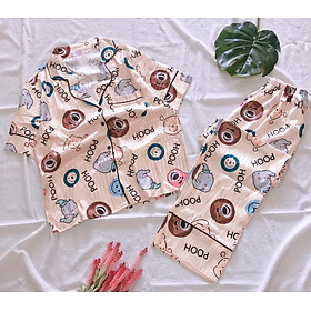 Đồ ngủ nữ pijama mặc nhà cao cấp, bộ quần áo ngủ TK1