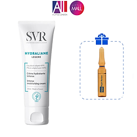 Kem dưỡng ẩm cho da thường và da hỗn hợp SVR hydraliane legere 40ml TẶNG Ampoule chống lão hóa Martiderm (Nhập khẩu)