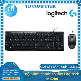 Mua Bộ phím chuột có dây Logitech MK200 - Hàng chính hãng DGW phân phối