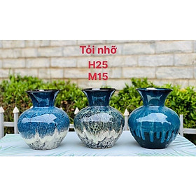 Mua Bình cắm hoa dáng tỏi  men hoả biến.