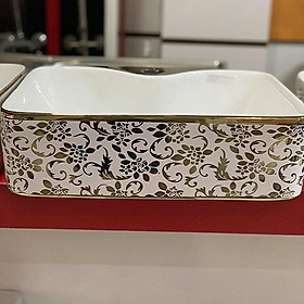 Mua Lavabo đặt bàn sứ nghệ thuật  KT-LB01