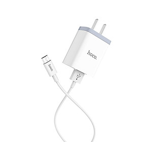 Bộ Adapter - Củ Sạc Hoco C50 - Micro - Hàng Chính Hãng