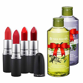 Son Thỏi Mac Powder Kiss Tặng Kèm 1 Sữa Tắm Yves Rocher 400ml