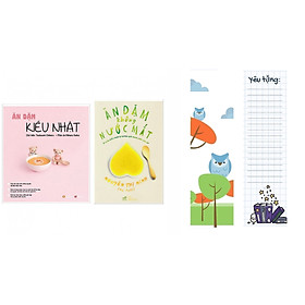 Combo Ăn dặm kiểu Nhật + Ăn dặm không nước mắt ( Bộ 2 cuốn ) + Tặng kèm Bookmark