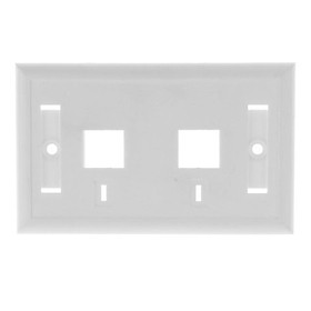 120MM Wall Plate Dual Port Network LAN Socket Outlet Panel Combo