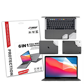 Bộ Dán Body Skin và Dán Màn Hình Zeelot 6in1 dành cho Macbook Pro 16