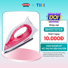 Bàn Ủi Khô Sunhouse SHD1072 - Hồng (1200W) - Hàng chính hãng