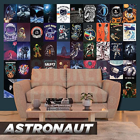 Mua ASTRONAUT - Set 50 Poster A4 dán tường trang trí decor quán nhà cửa - STICKER FACTORY