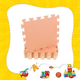 Thảm xốp lót sàn cho bé - đơn màu (10 miếng, diện tích 1m2) Smile Puzzle _KHÔNG MÙI TIÊU CHUẨN CHÂU ÂU
