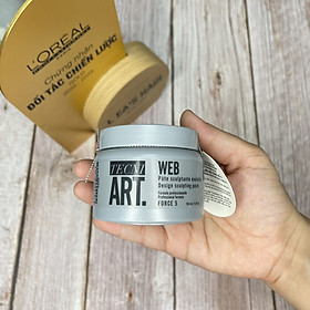 Sáp vỗ L'oreal Tecni Art Web Design sculpting paste Force 5 tạo kiểu tóc 150ml