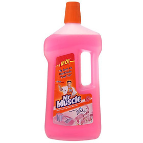 Nước lau nhà Mr.Muscle hương hoa cỏ 1L