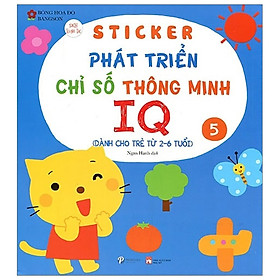 Download sách Sticker Phát Triển Chỉ Số Thông Minh IQ - Tập 5