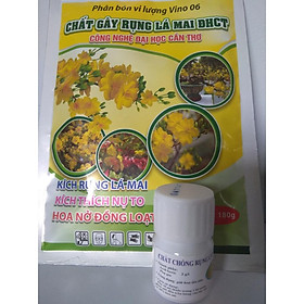 Mua Combo dành cho hoa mai chơi tết  ( 1 gói rụng lá + 1 chai chống rụng cánh hoa) ĐHCT