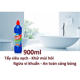 Tẩy Tửa Phòng Tắm Gift 900ml Tẩy Rửa Lavabo Toilet Bề Mặt Sứ
