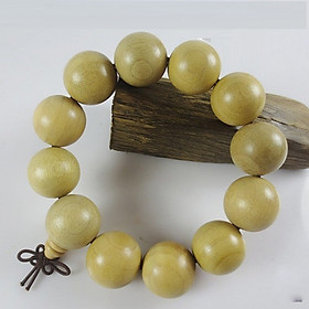 Combo Vòng đeo tay Phong Thủy Hạt Gỗ Trinh Nam (Phoebe zhennan), kèm hộp đựng lót lụa vàng.