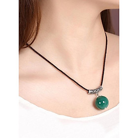 Vòng đeo cổ dây chuyền ngọc tự nhiên xuất Nhật VN02