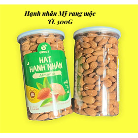 Date 08/24 Hạt hạnh nhân Mỹ nguyên vị 500g UKNUT