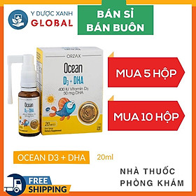 Mua OCEAN D3 DHA  20ml  Hỗ trợ phát triển trí não và xương cho bé - Y Dược Xanh