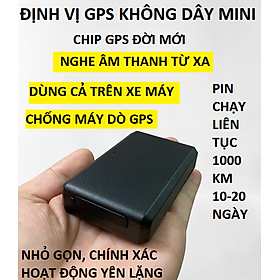 Mua Định vị không dây ô tô  xe máy mini chip thế hệ mới nghe âm thanh  pin 10-15 ngày  chính xác cực cao