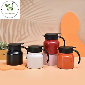 Bình giữ nhiệt, ấm pha trà giữ nhiệt mini siêu xinh 800ml - giao mầu ngẫu nhiên