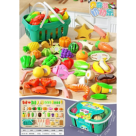 218-23X Bộ mô hình đồ chơi cắt trái cây (KT 21x13x10cm)