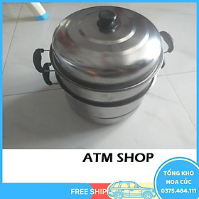 Mua Bộ Nồi Hấp 3 Tầng Inox 28Cm - Vận Chuyển Miễn Phí Toàn Quốc