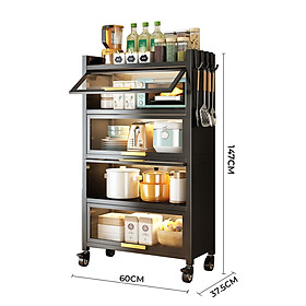 Mua Tủ Đa Năng Có Nắp Đậy VANDO Chất Liệu Thép Cao Cấp Kích Thước 5 Tầng 100cm