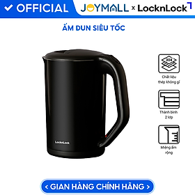 Bình Đun Siêu Tốc 2 Lớp Lock&Lock EJK738BLK (1.7L) - Hàng Chính Hãng