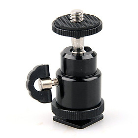 1/4'' Mini Smart Ball Head Bracket/Holder/Mount fr Camera Tripod Hot Shoe